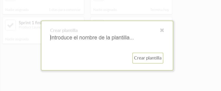 nombre a la plantilla