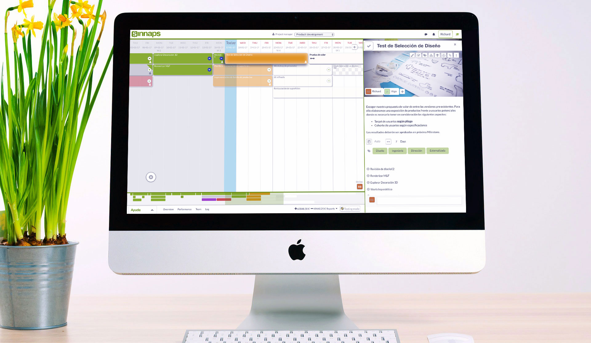 Tipos de diagramas de Gantt