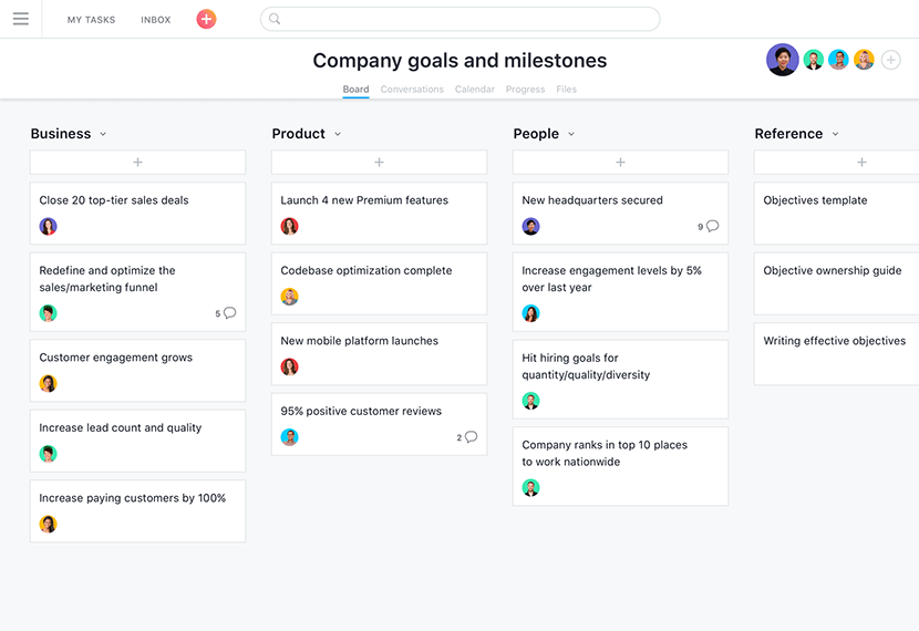 asana kanban