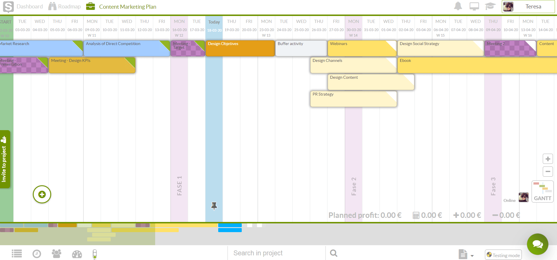 planning online